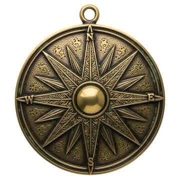 Intricate brass astrolabe with celestial engravings and ornate details