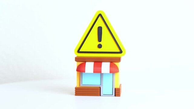 The store was given a warning. Violation of sanitary standards. Threat of closure, losses and bankruptcy. Retail risks, consumer safety, legal control, inspections, compliance and public health.