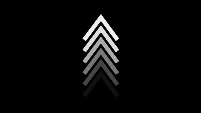 arrow icons in grayscale gradient directional symbol navigation vector