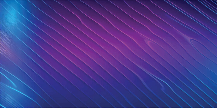 Abstract Blue and Purple Wave Lines Background with Soft Light Motion and Modern Digital Pattern Design