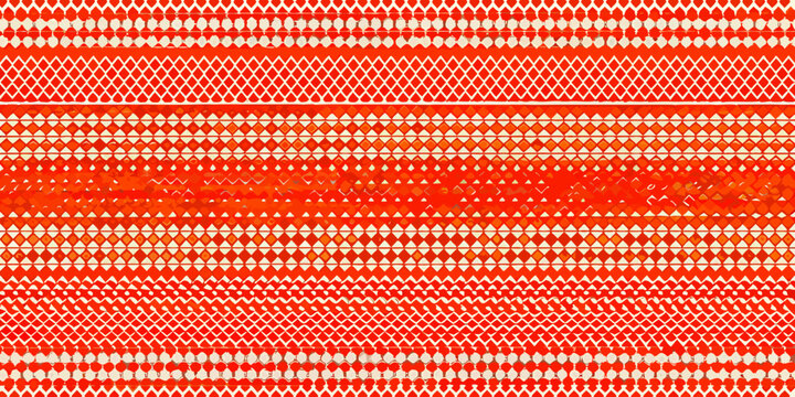 horizontal optical illusion pattern red white stripes