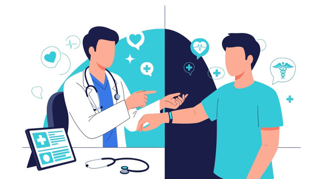 Medical Consultation Demonstrating Healthcare with Modern Techniques and Emerging Technologies
