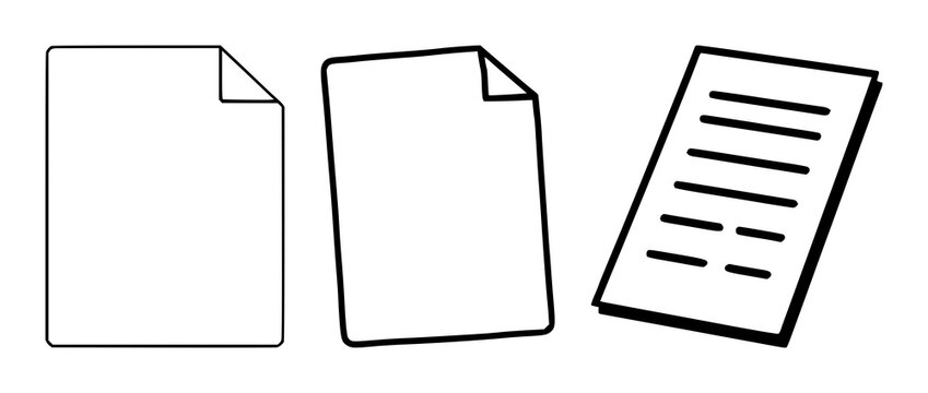 Exam paper set with solid black icon on white background depicting test sheet featuring exam, test, paper with education and learning