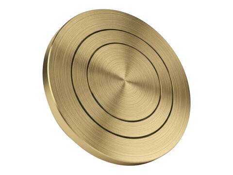 Intricate brass astrolabe with engraved celestial markings