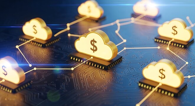 Cloud cost management optimizing expenses with digital finance and network infrastructure