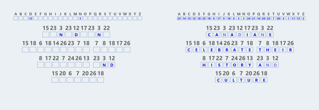 Coded message layout and celebration of history and culture  