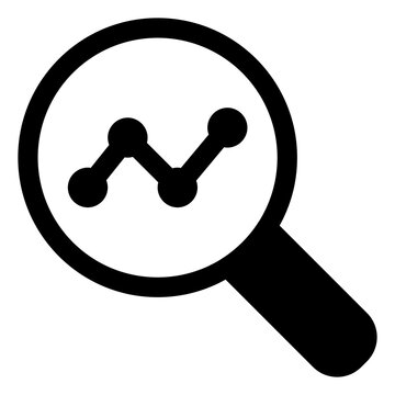 Overview icon for tracking, analytics and summary