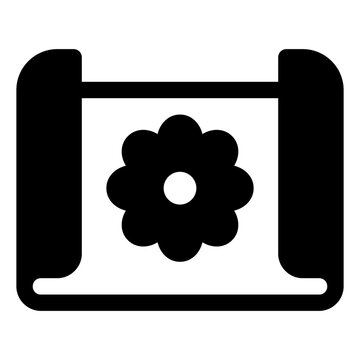Project icon for management, planning and workflow
