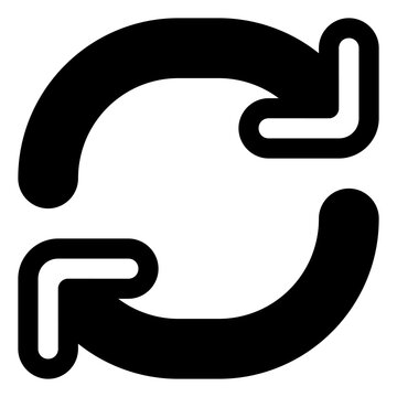 Refresh icon for reload, sync and update