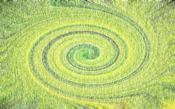 Green binary code circle with digital data pattern