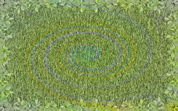 Green binary code digital data flow on computer screen