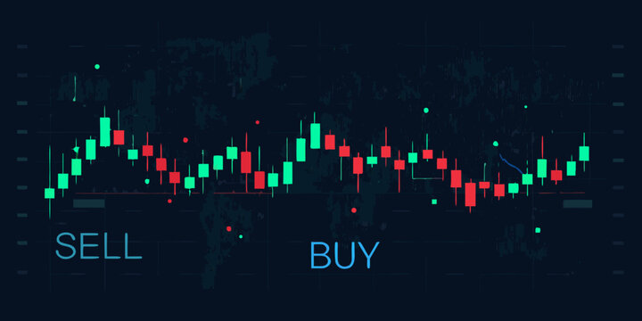 stock market chart with candlesticks candlestick financial