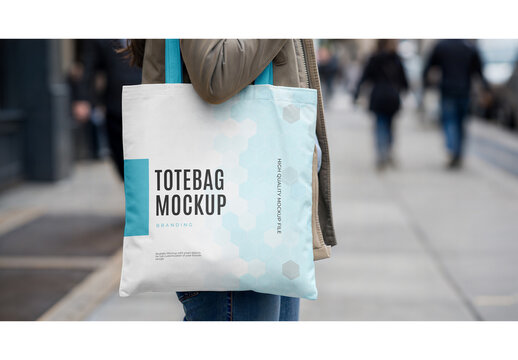 Totebag Mockup for Product Launch and Marketing Presentation