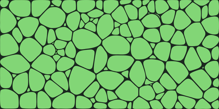irregular green shapes pattern mosaic vector design