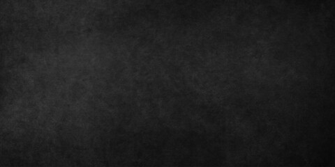 Fototapeta premium Distressed dark black old wall paper grunge background. black blackboard chalkboard texture. black concrete wall texture vintage grunge charcoal rough, distress backdrop background.