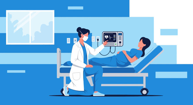 Medical Examination and Pregnancy: A Visualization of Healthcare and Future Motherhood