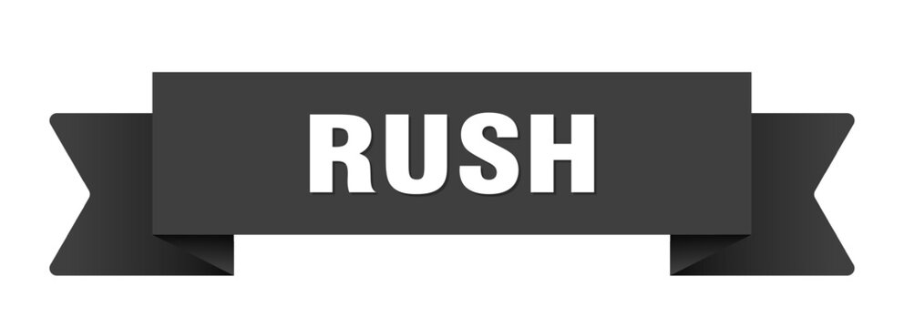 rush ribbon isolated on transparent background. rush ribbon