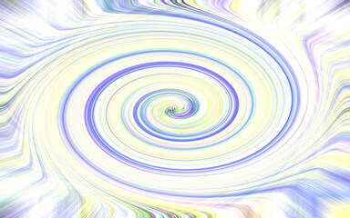 Naklejka premium Spiral maze puzzle game with colorful path and center target