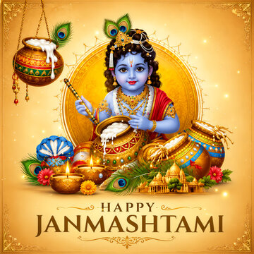 Shri Krishna Janmashtmi to all of you 