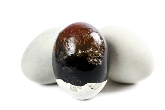 Century Eggs Traditional Chinese Preserved Duck Eggs Protein Rich Delicacy Food
