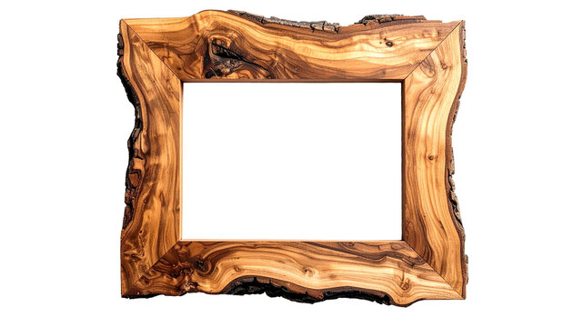 Holzrahmen, freigestellt