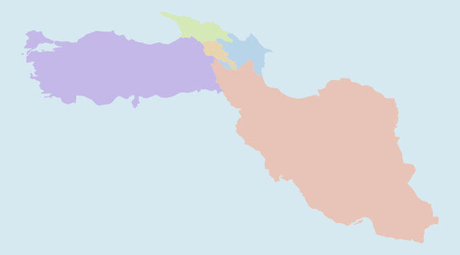 Caucasus Political Map