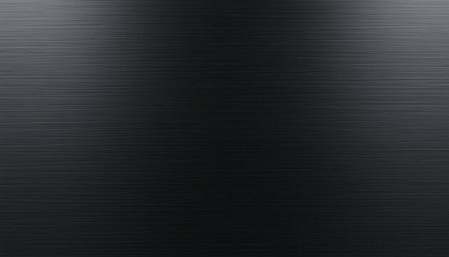 A dark, brushed metal surface with subtle horizontal lines creating a sleek and modern industrial background texture.