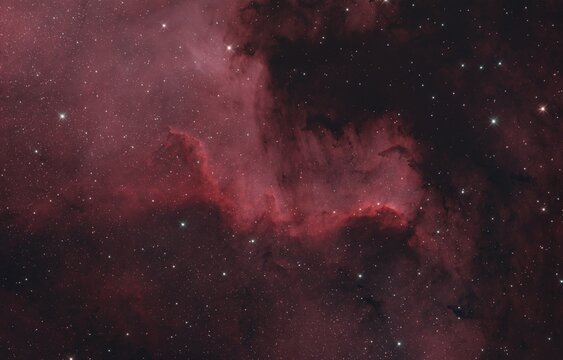 Cygnus wall, north america nebula, ngc 7000