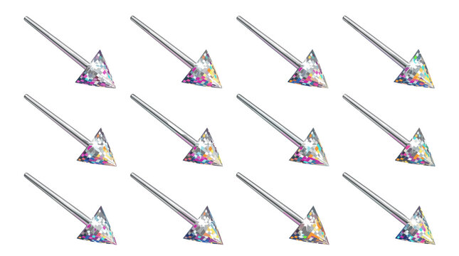 Set of colorful syringes with needles for medical injections