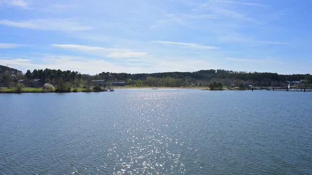 Ramsberg, Gro&szlig;er Brombachsee, Fr&auml;nkischen Seenland, Landkreis Wei&szlig;enburg-Gunzenhausen, Mittelfranken, Bayern, Deutschland