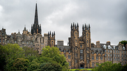 Obraz premium Scotland Edinburgh Old Building Architecture