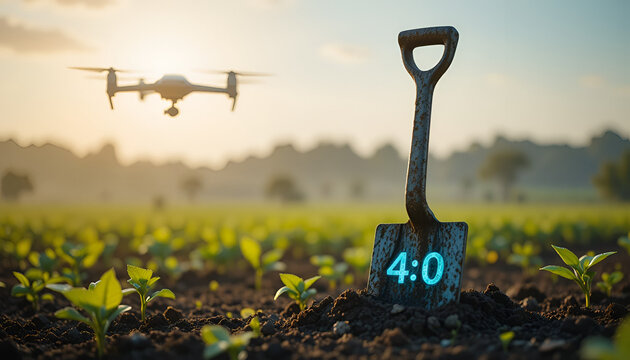 Agriculture with digital drone technology 
