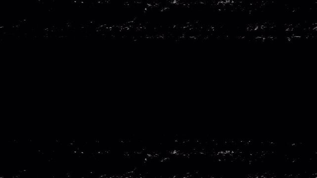 VHS Damage Bad TV Screen Error Scan Distortion with Grunge Effect Overlay for Video and Film Editing