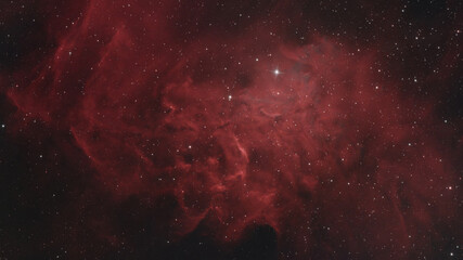 Flaming star, Tadpole nebula, IC 405, IC 410 © Jakub