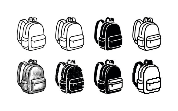 small student backpack with dual straps and side pockets for school essentials