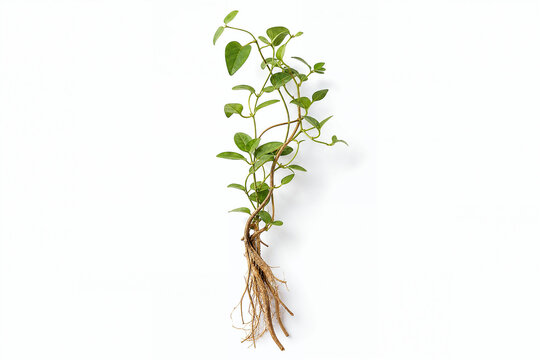 Sariva Plant Isolated on White Background