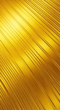 Abstract golden background texture with bright reflections and deeply etched parallel lines creating a sense of luxury and depth, illuminated, embossed, lined