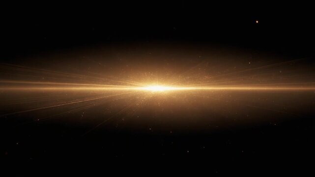 Quiet cosmic dust field with slow light streaks warm glow and smooth abstract background motion