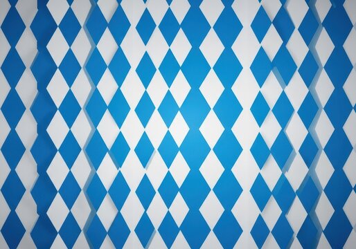 A seamless repeating pattern featuring the classic blue and white diamond design. Traditional geometric wallpaper background texture aesthetic, wrapping, abstract, retro