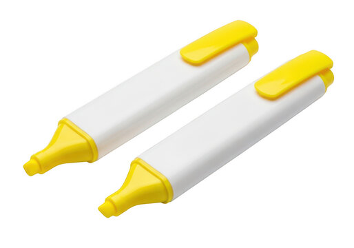 Pair of yellow and white glue sticks