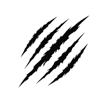 Black jaguar stripes pattern design with sharp edges