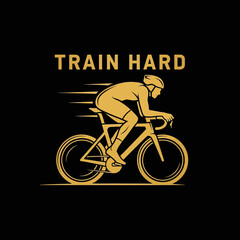 Fototapeta premium Cycling Motivation Graphic Element For Sport Enthusiasts And Fitness Goals