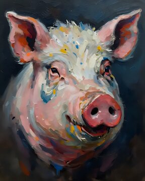 Cabeza de cerdo.