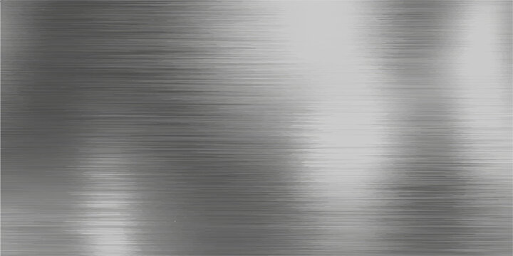 Brushed metal texture with subtle highlights and shadows, evoking a sleek and modern industrial feel.