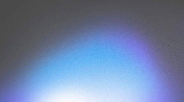 Glowing blue gradient arc on dark background with soft radial light effect