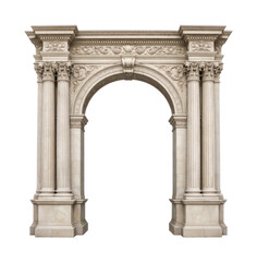 Obraz premium PNG Elegant classical stone archway design.