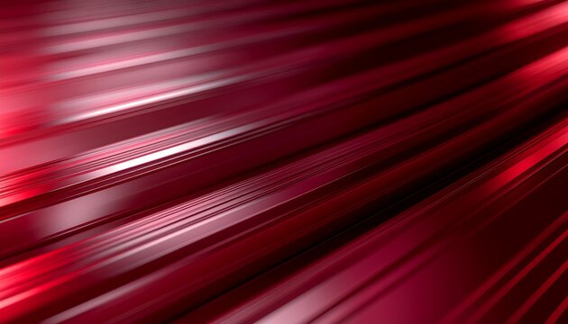 Abstract red background with dynamic diagonal lines and motion blur effect.