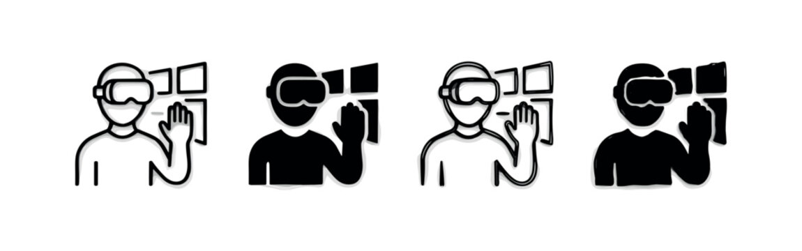 Mobile App Development Icon with 3D Cube and Code Window, Solid Style