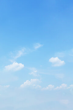 blue sky background and empty space for your design, and gradients shadow horizontal shape, copy space (High resolution), real photo