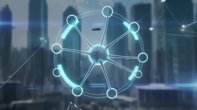3D wireframe animation of human figure in motion sequence